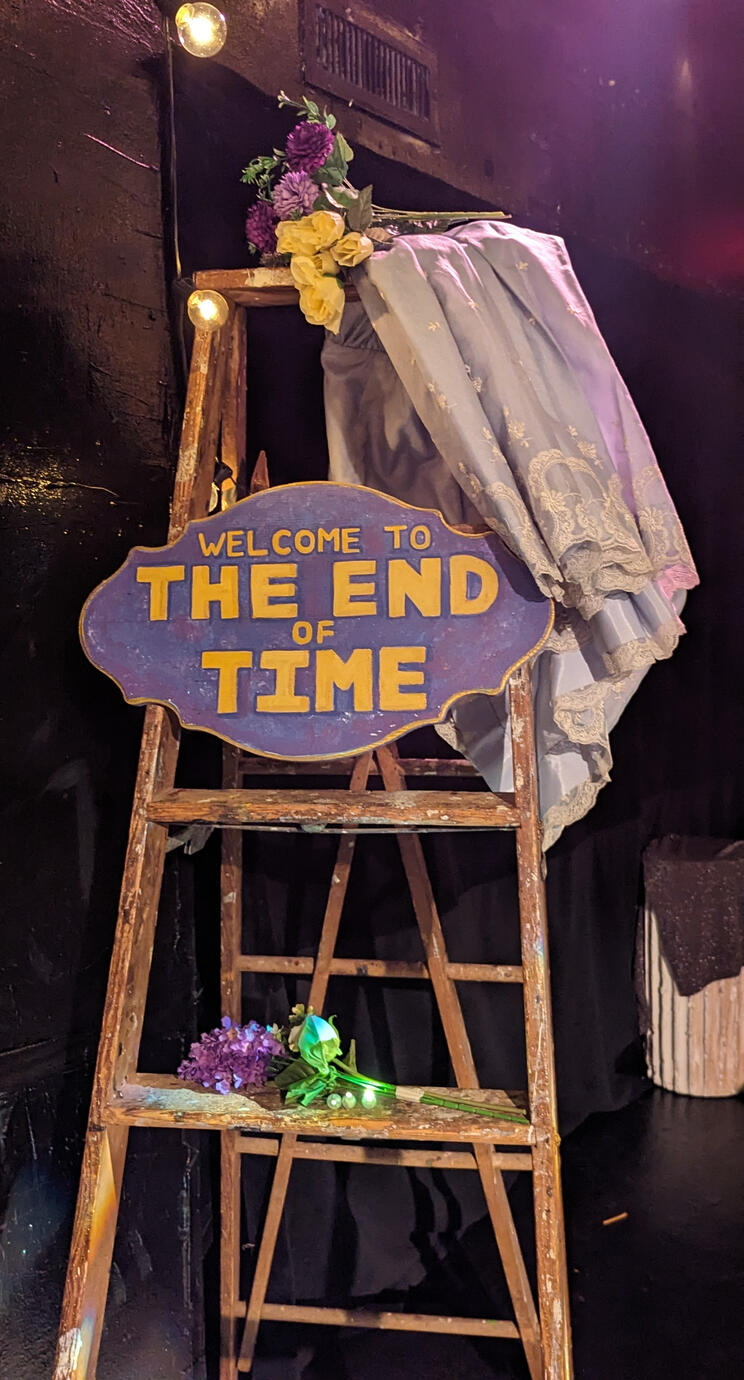 Painted sign for Until (2024)