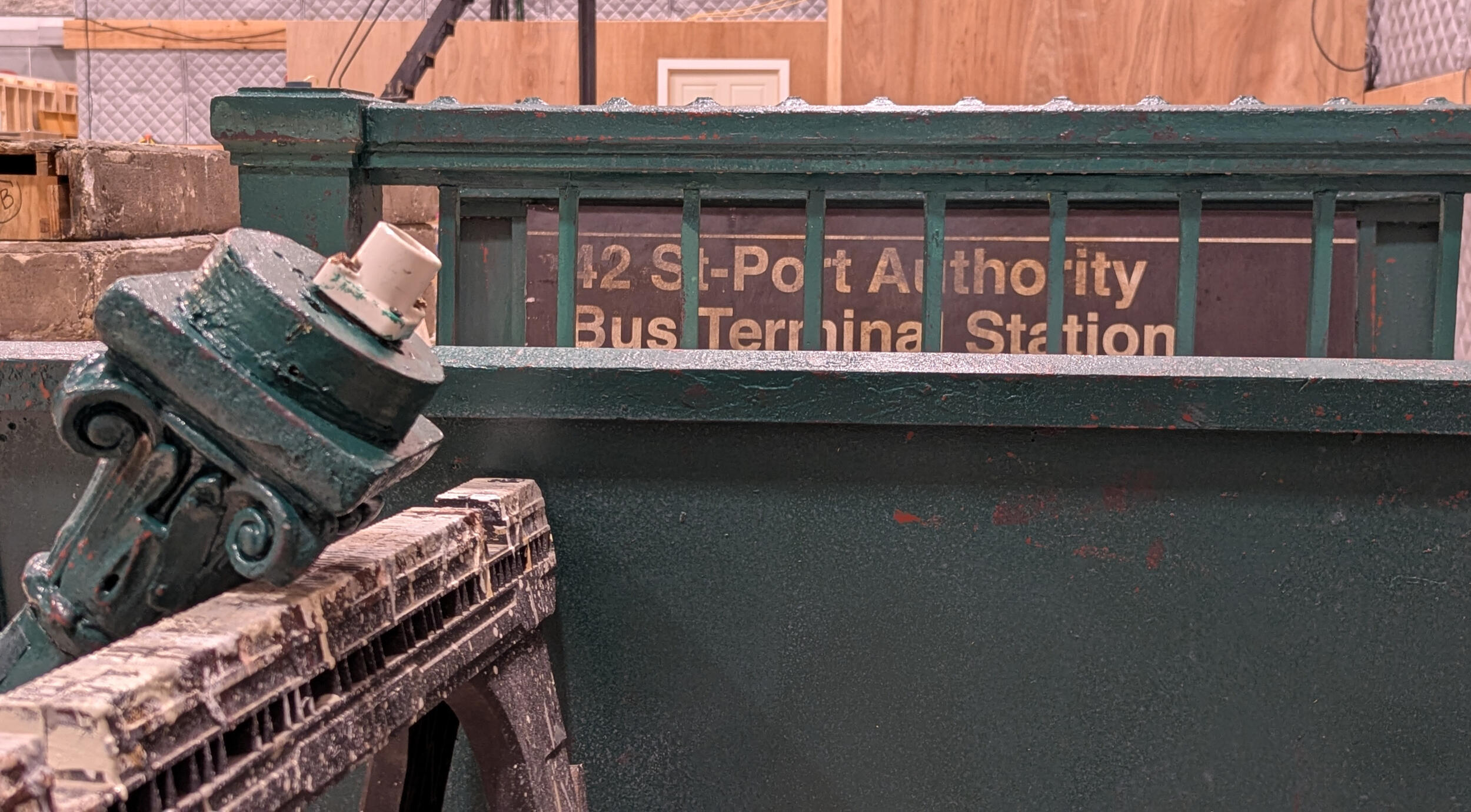 Aging on Subway set for "Night Agent" 2025