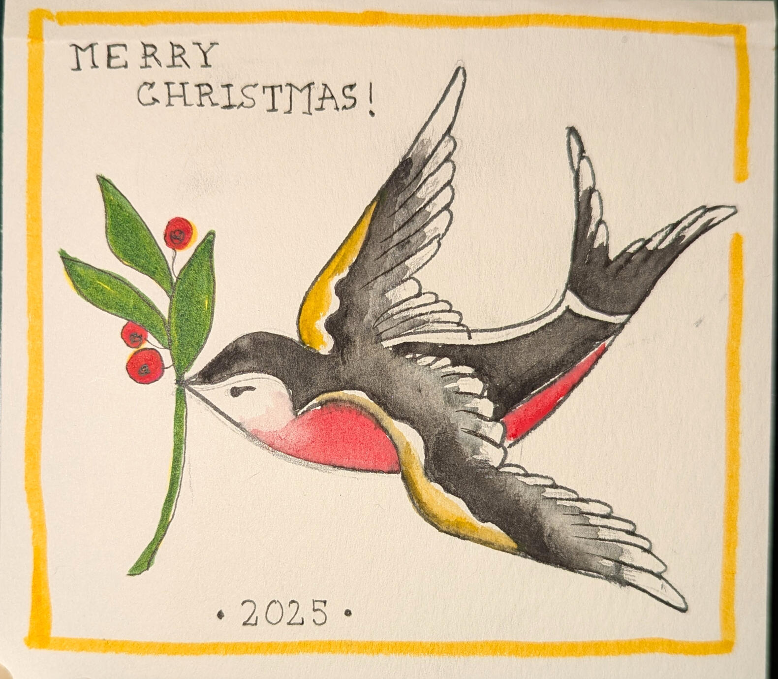 Traditional Christmas Dove